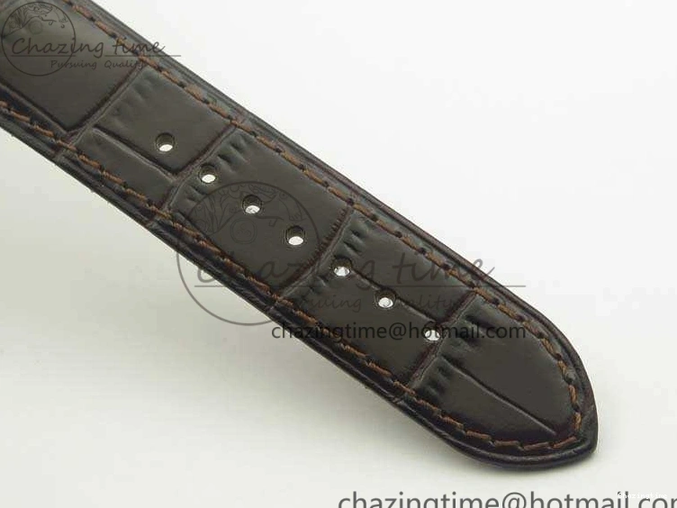 0428 De Ville Prestige Real Power Reserve SS TW 1:1 Best Edition White Dial RG Markers On Leather Strap A Thermal 8089